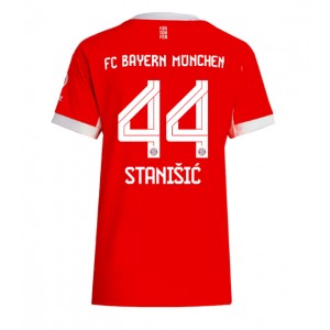 Bayern Munich Josip Stanisic #44 Jalkapallovaatteet Naisten Kotipaita 2025-26 Lyhythihainen